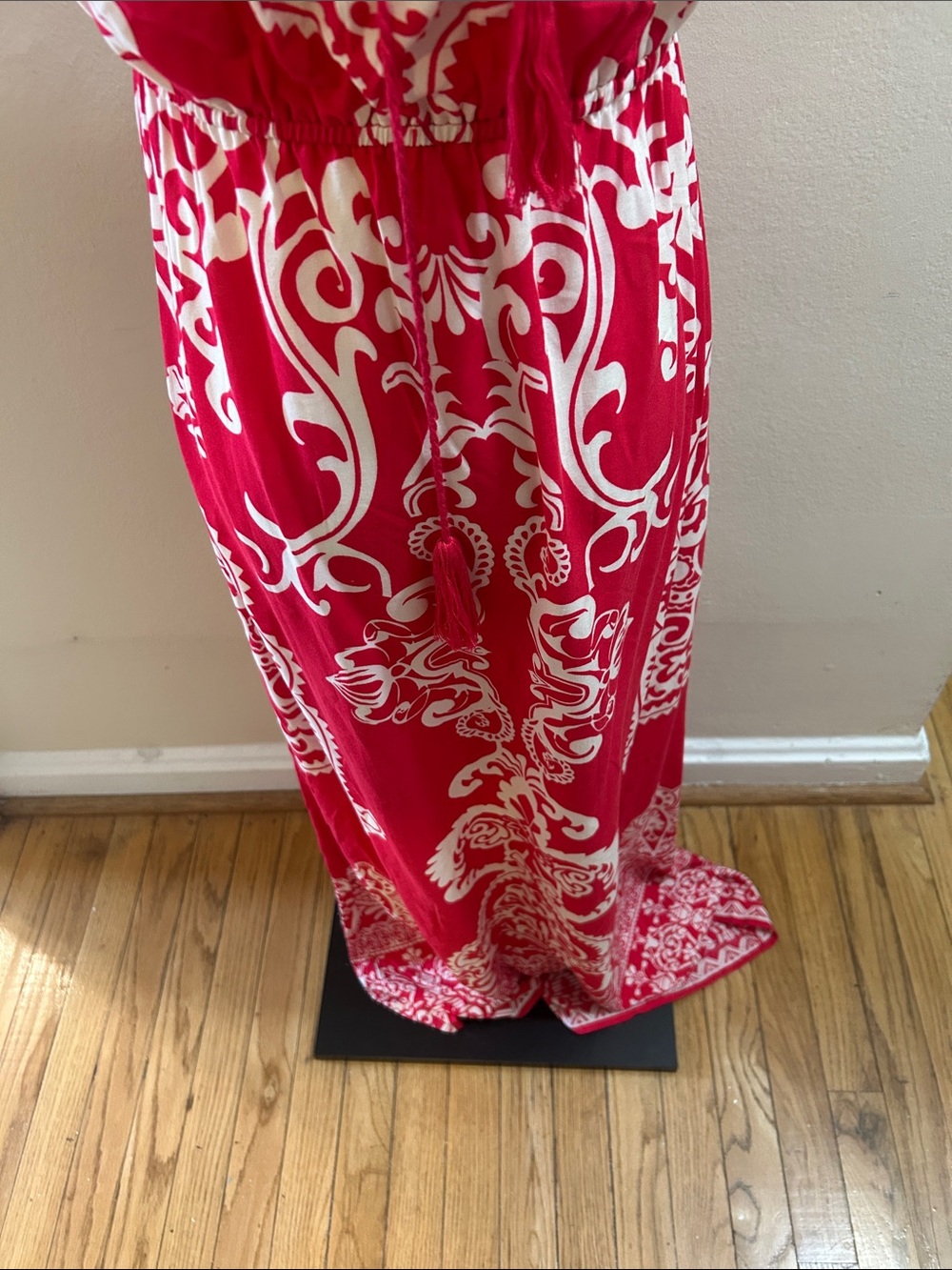 Flying Tomato Red Halter Maxi Dress* - Picture 9 of 10